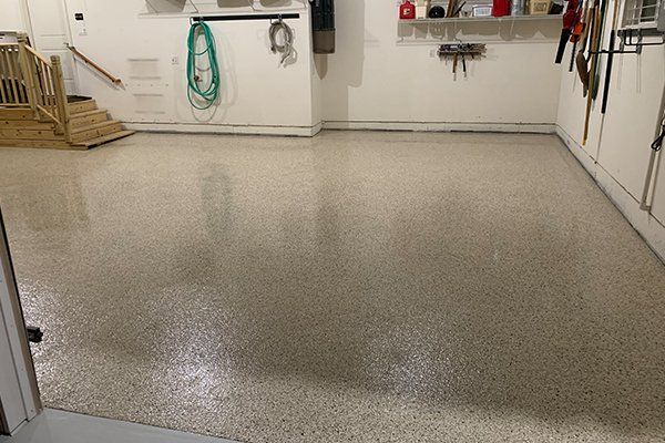 Flake epoxy