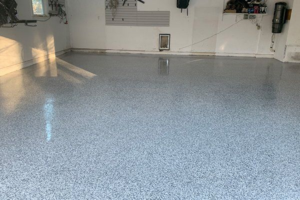 After - residential floor polishing