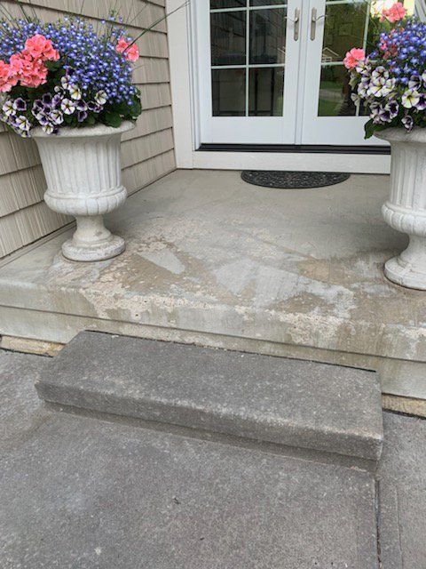 Before - residential floor polishing