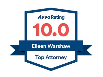Avvo Rating 10.0 Eileen Warshaw Top Attorney