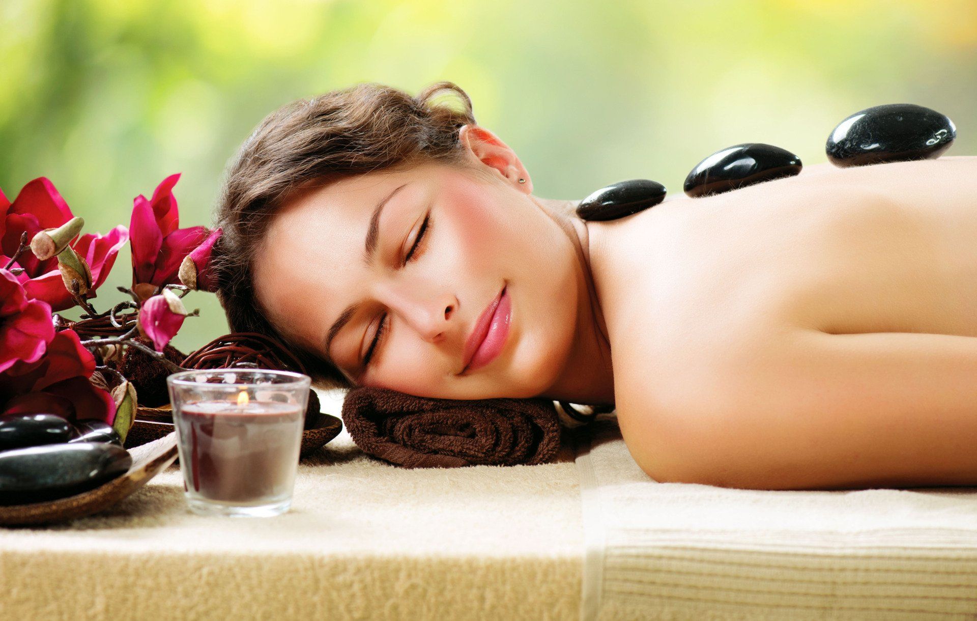 Hot stone massage