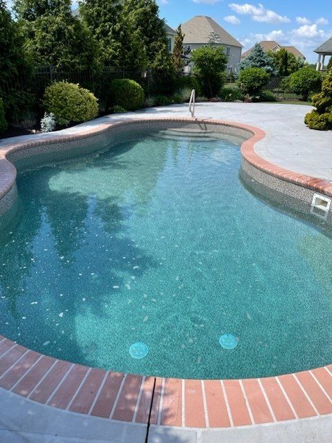 Clean in-ground pool