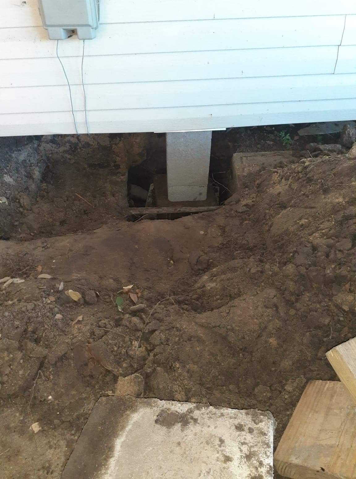 Slab foundation repair service