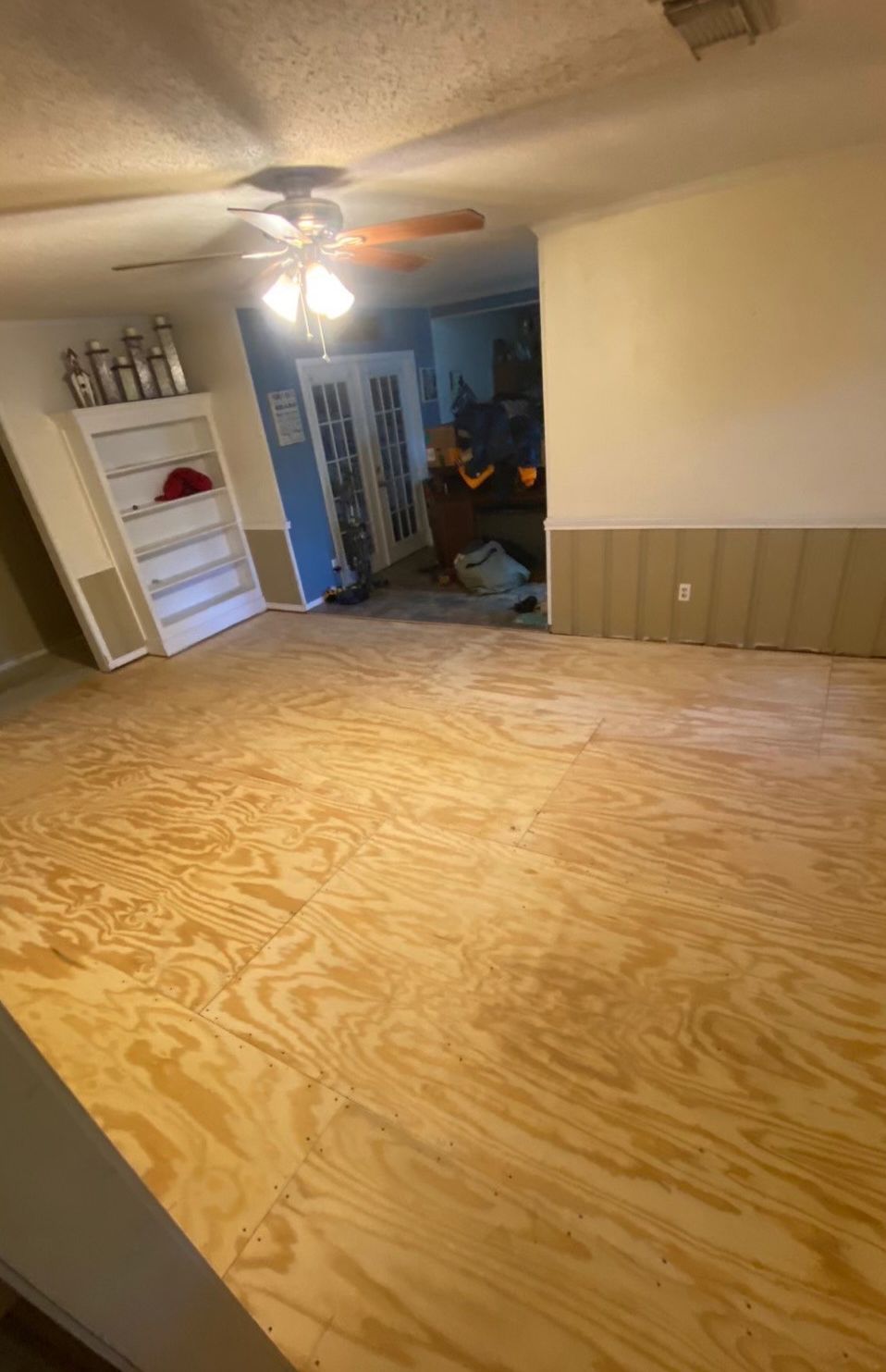Floor remodeling after