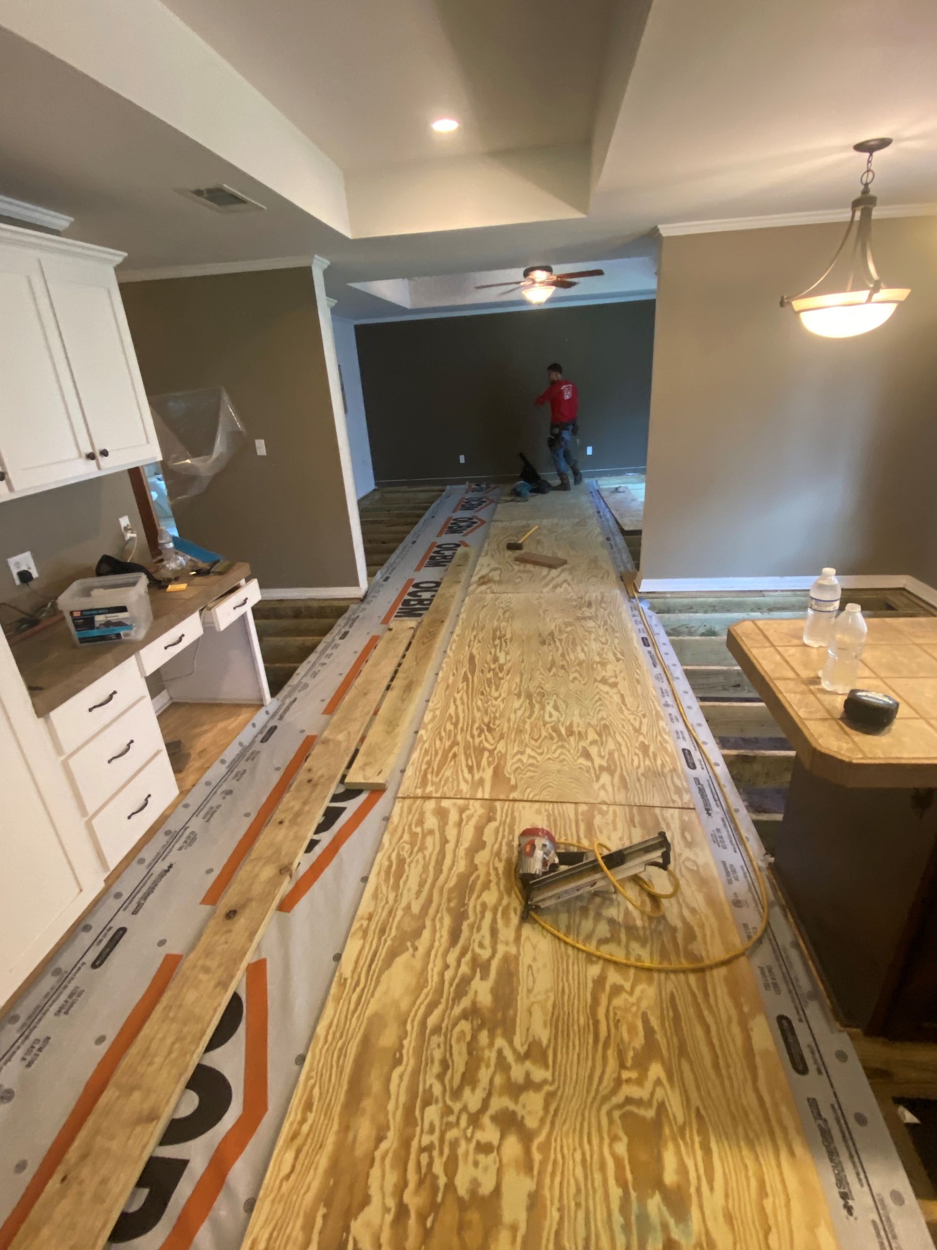 subfloor installation