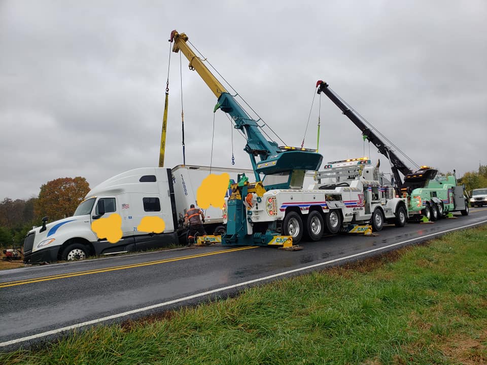 Truck recovery service