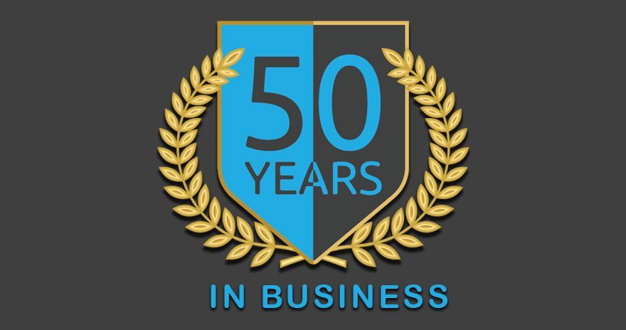 50 years in business