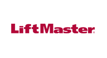 The liftmaster logo is red and black on a white background.