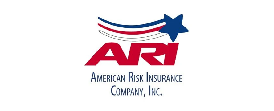 Logo for American Risk Insurance Company, Inc. with red