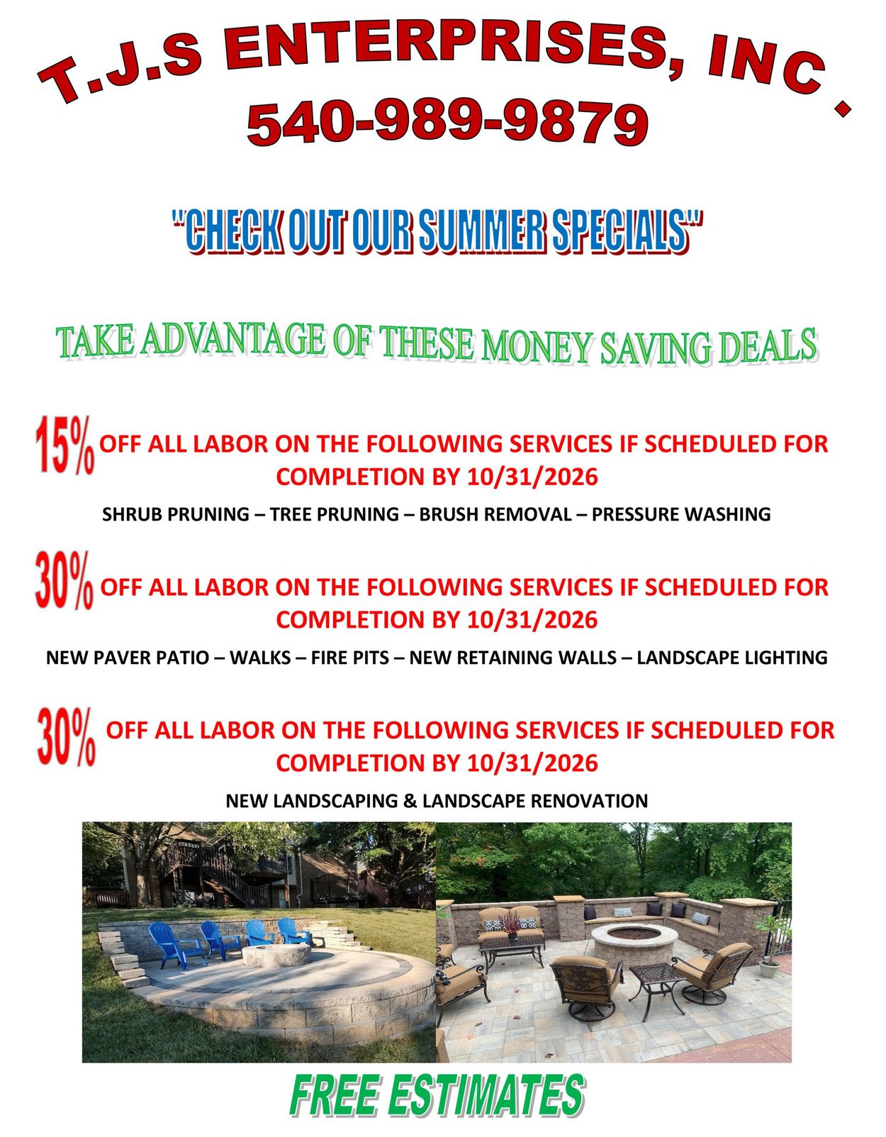 2026 Summer Special - T.J.S. Enterprises Inc.