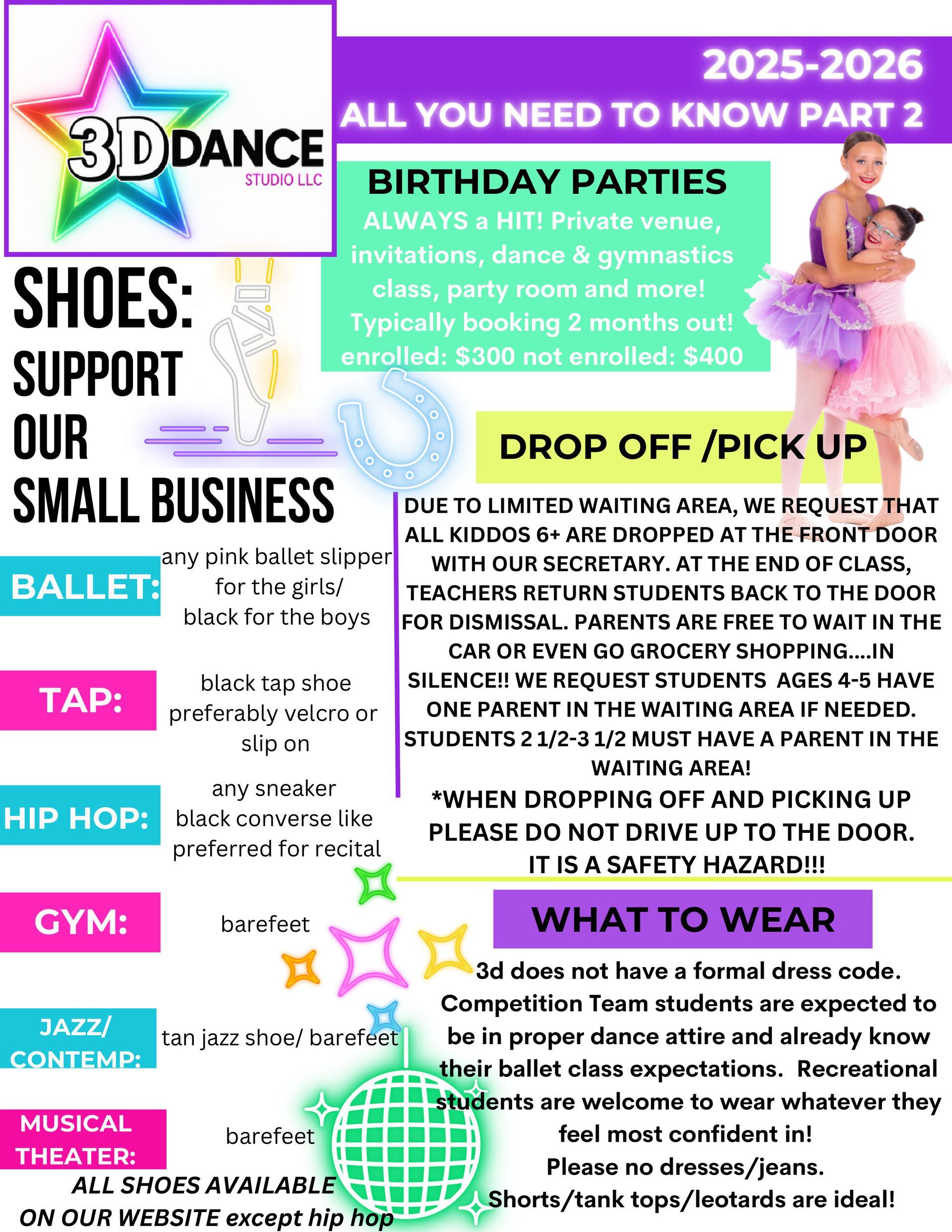 Drop Off/Pick Up Information