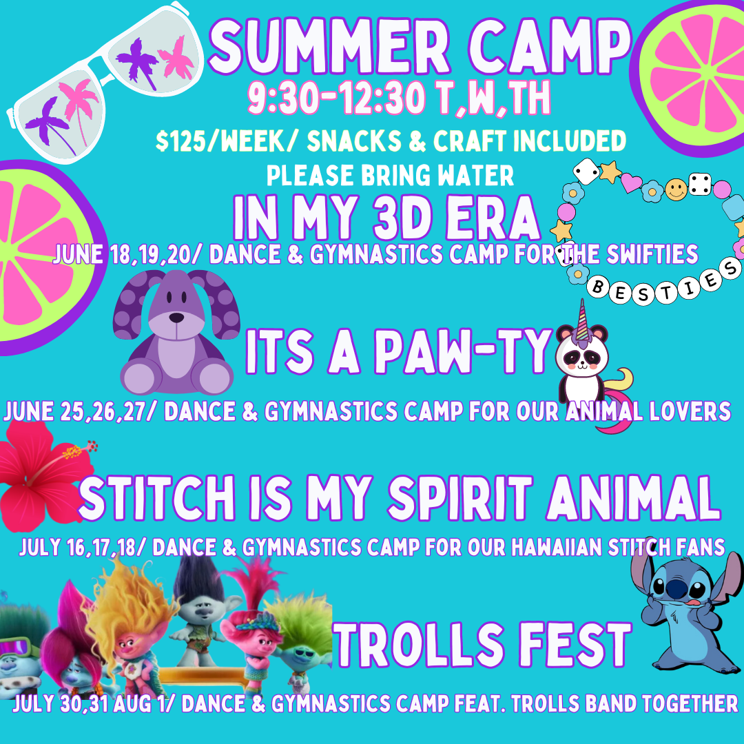 A poster for a summer camp called trolls fest