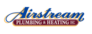 The logo for airstream plumbing and heating inc.