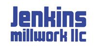 Jenkins Millwork LLC logo in blue text on a white background