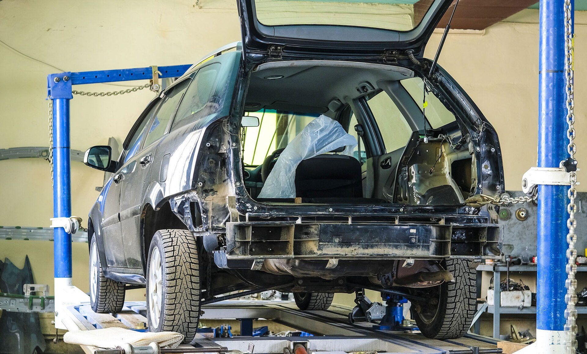 car in repair
