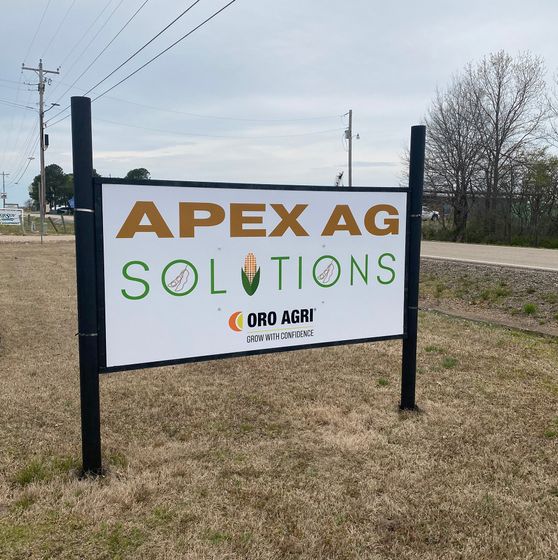 Apex Ag Solutions signage