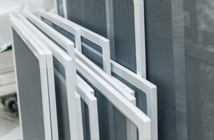 Residential window screens