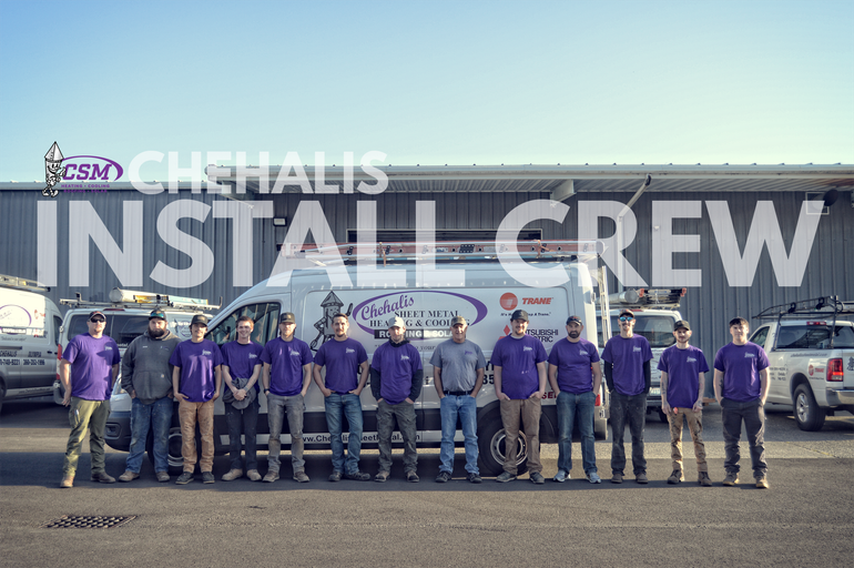 Chehalis Sheet Metal service team