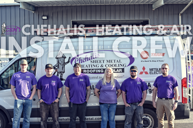 Chehalis Sheet Metal Install Crew