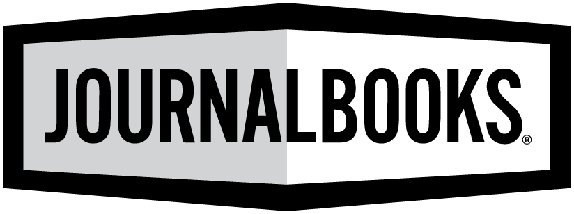 A logo for JournalBooks, featuring the word 