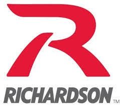 The red Richardson logo featuring a stylized 