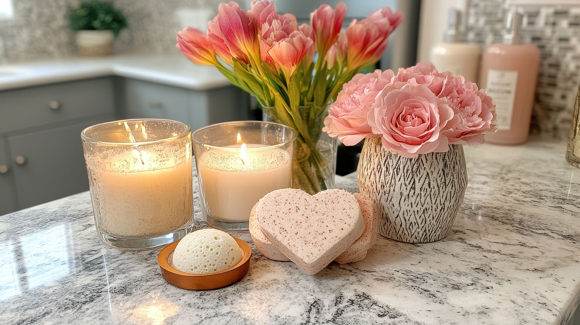 Flowers, candles and other gifts