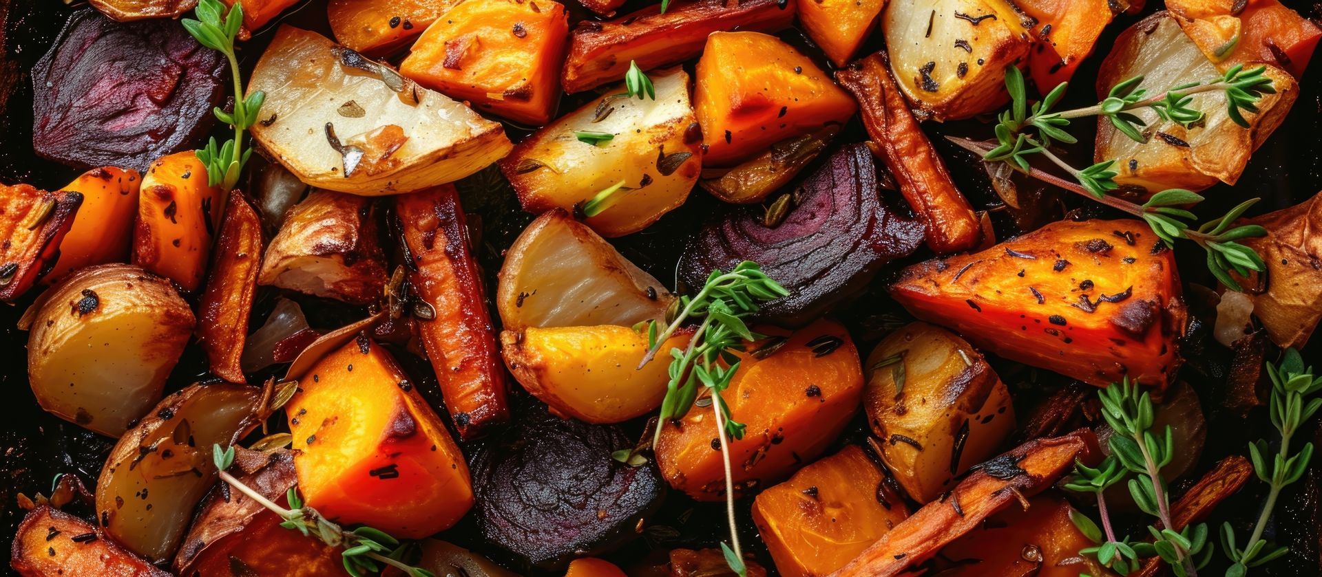 Honey and Maple Dijon Roasted Vegetables