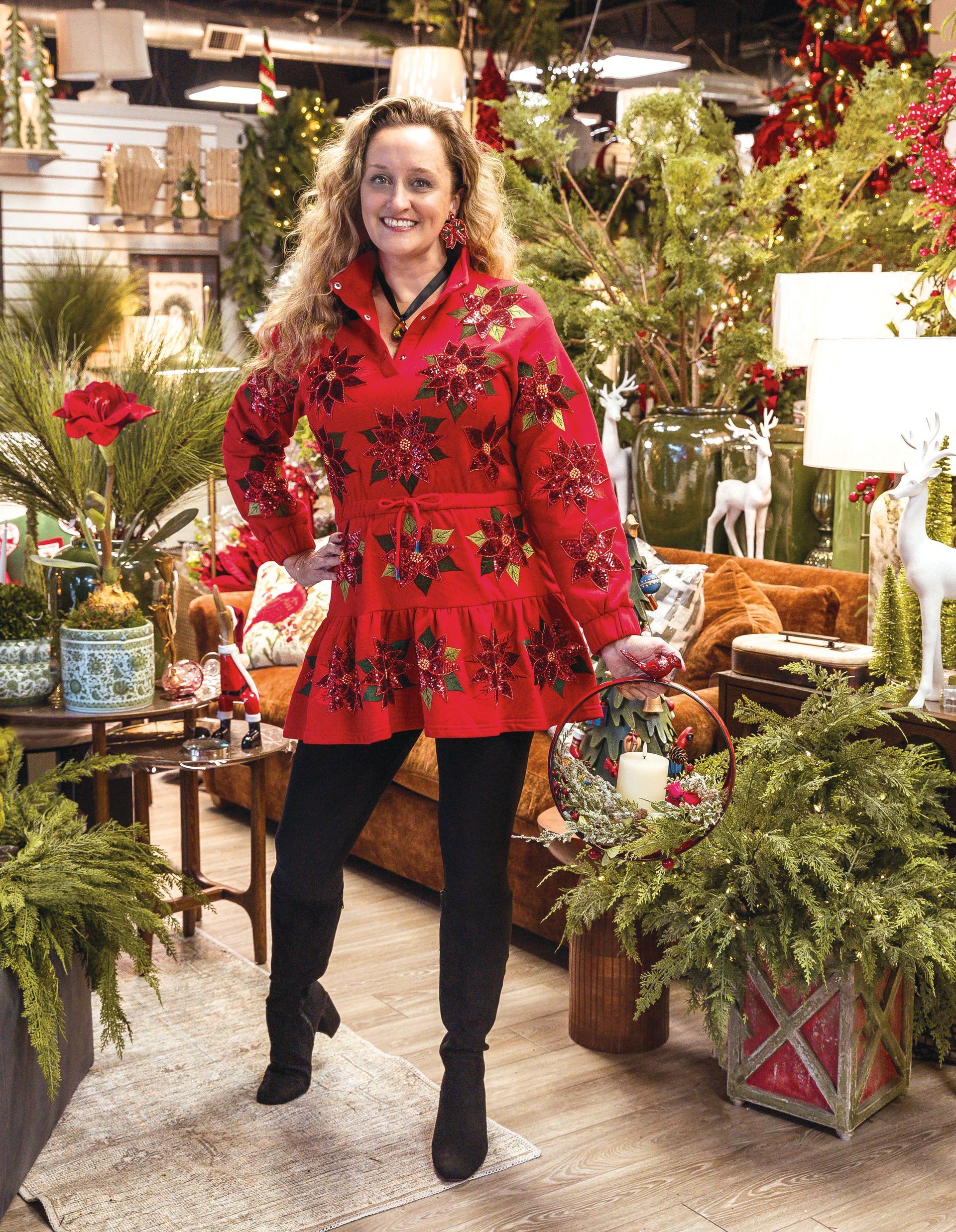 Festive holiday fashion