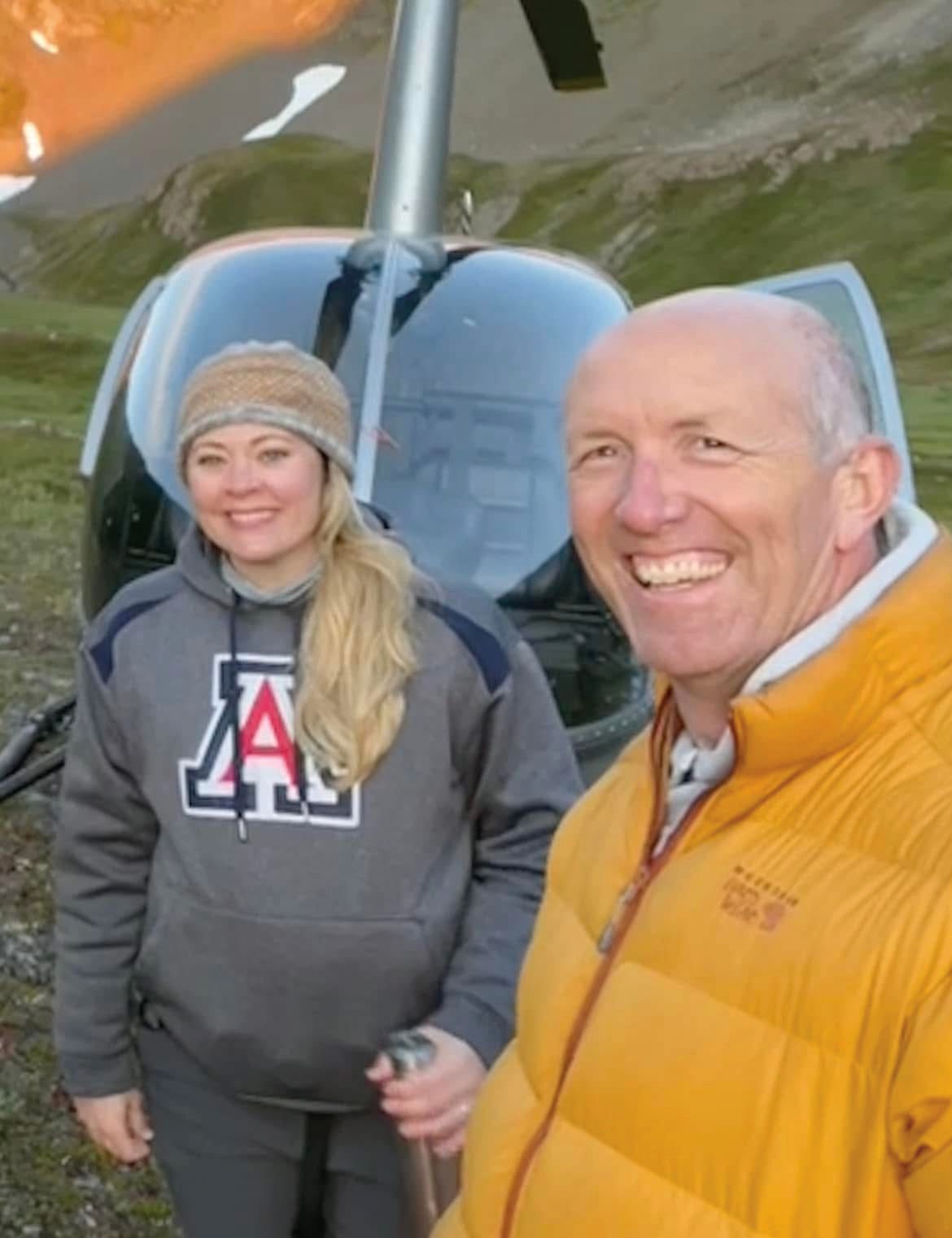 Matt Freund with his sister-in-law, Tanya, who donated a kidney on his behalf.