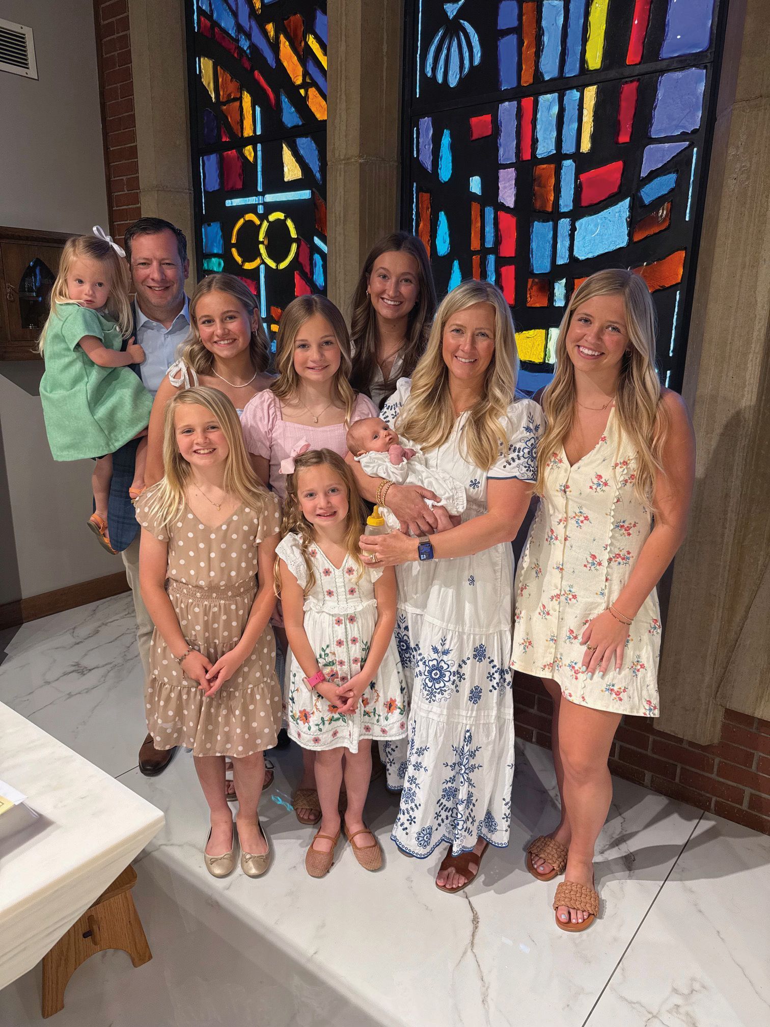 The Erdman family Easter family celebration