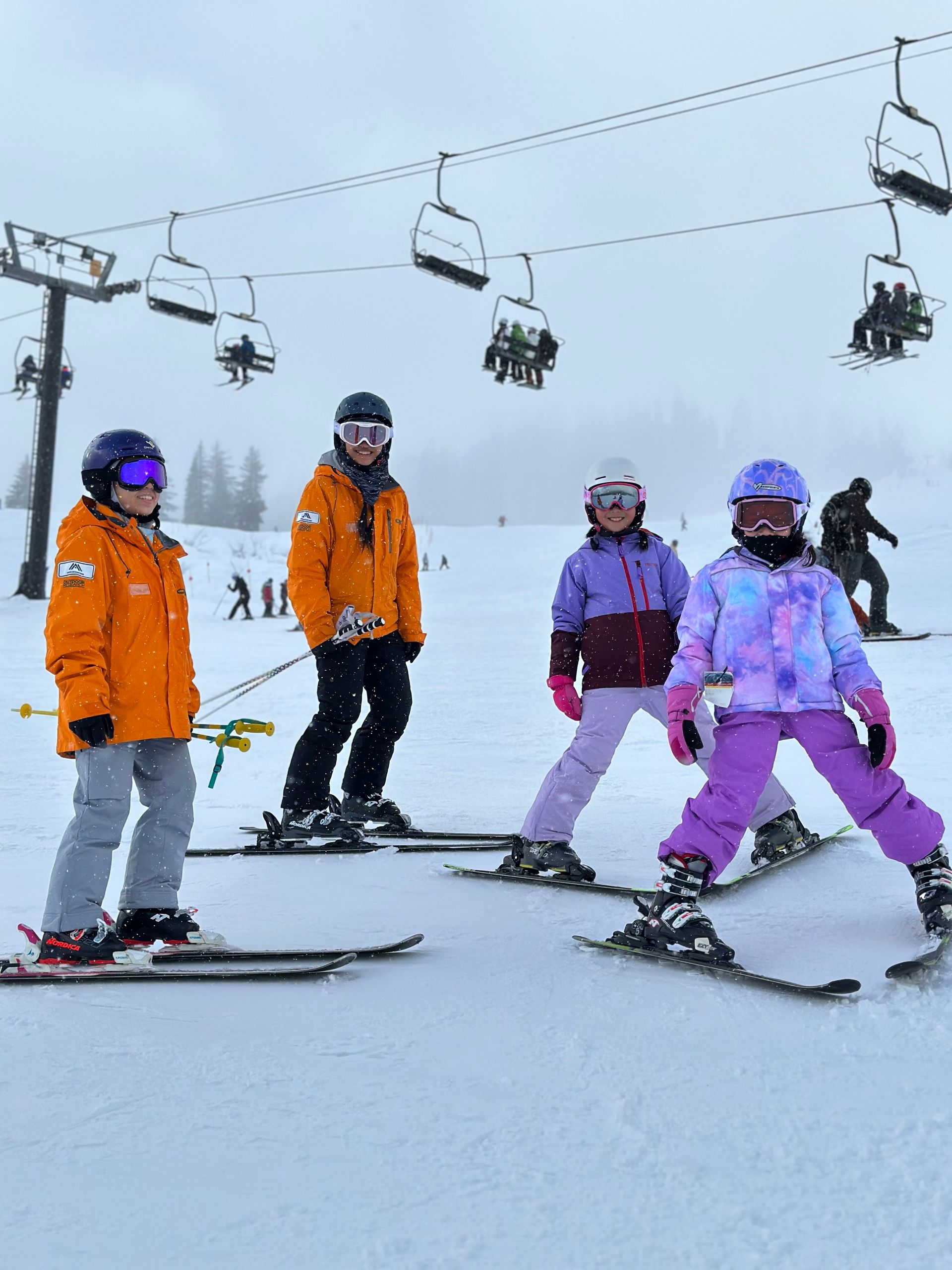 two men while in outdoor for skiing