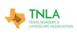 Logo of Texas Nursery & Landscape Association with Texas outline and green TNLA text.