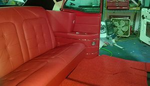 Leather seat