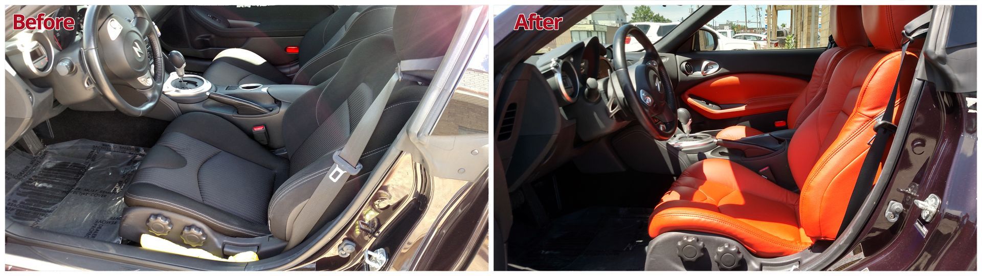 before and after car