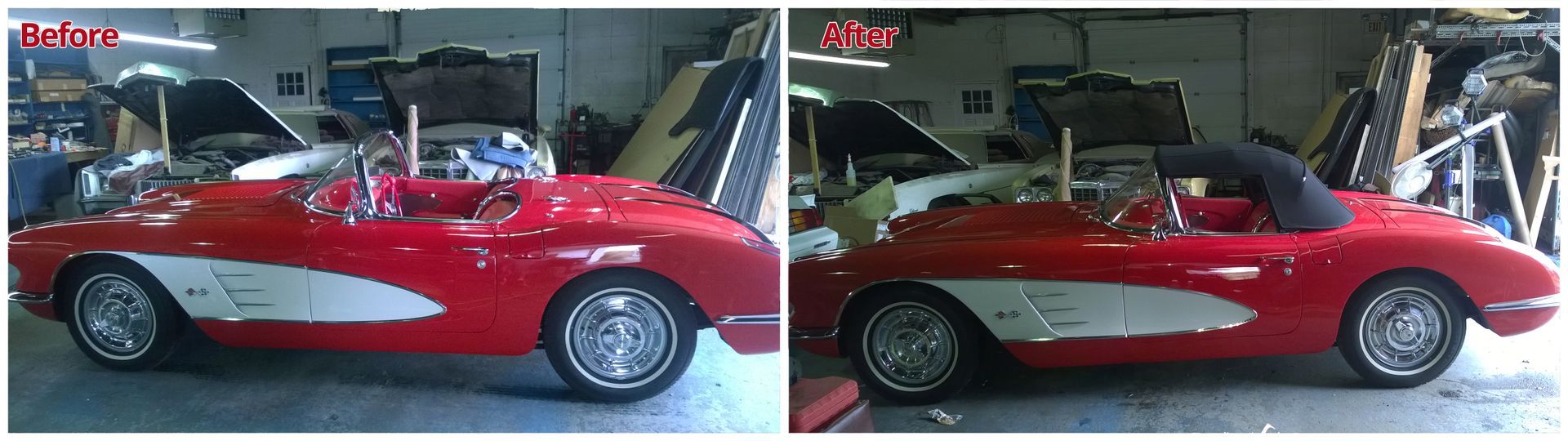 before and after car