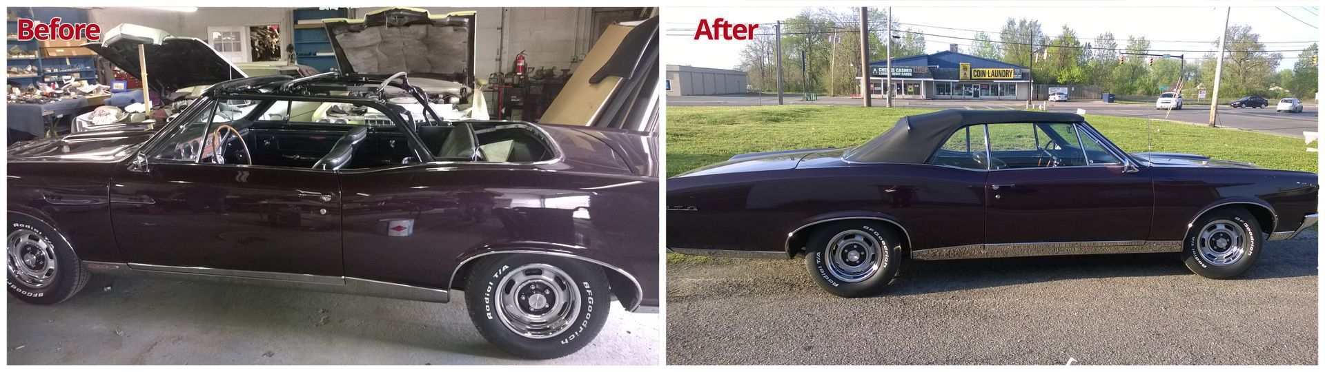 before and after car