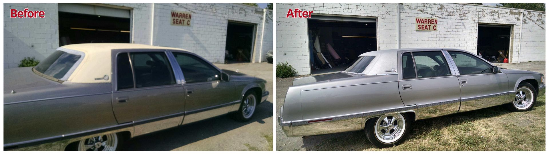 before and after car