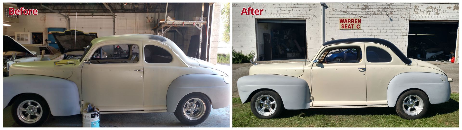 before and after car