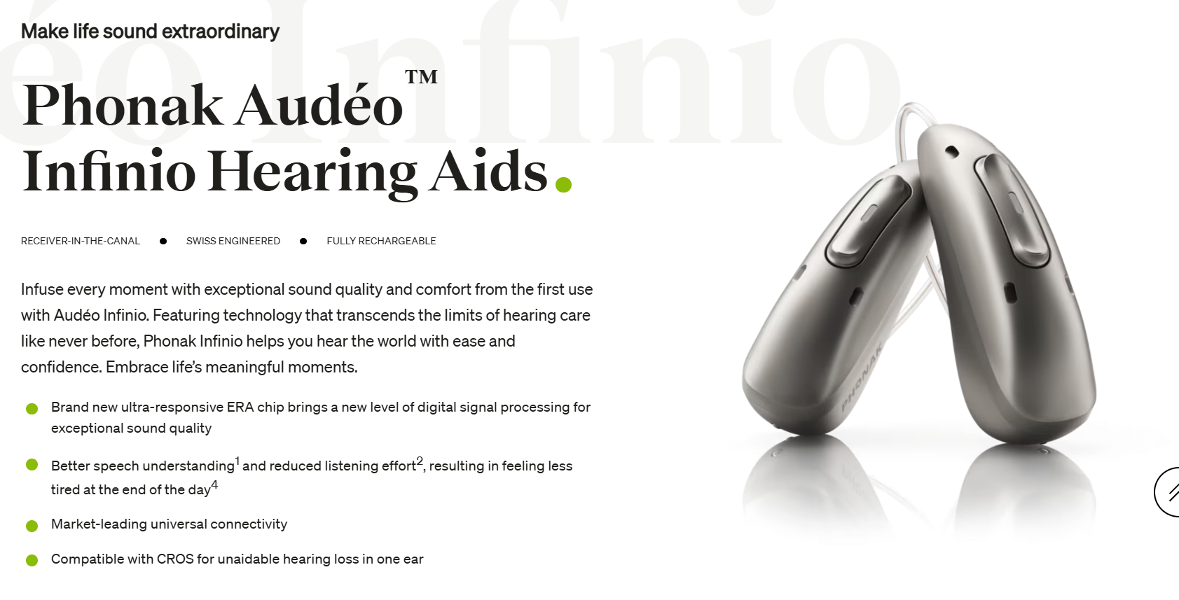 Phonak Inferno Hearing Aids