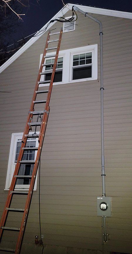 Electric service repaired