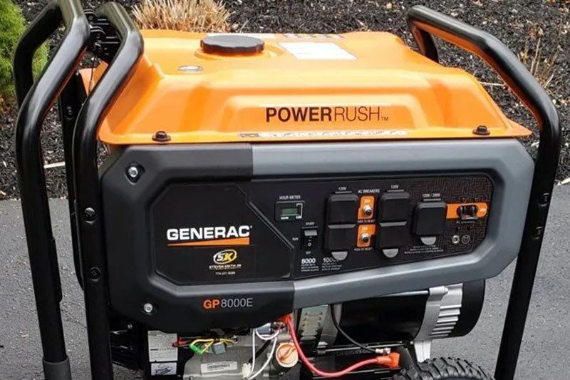 Portable generator setup