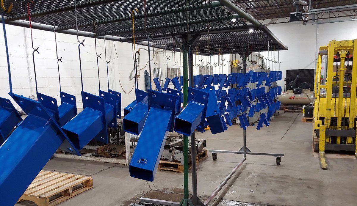 Powder coating for metal surface