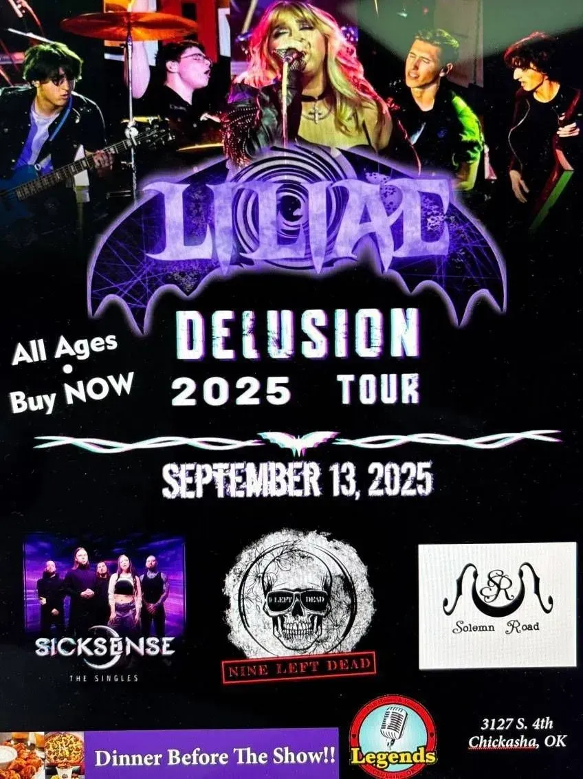 Concert poster for the band