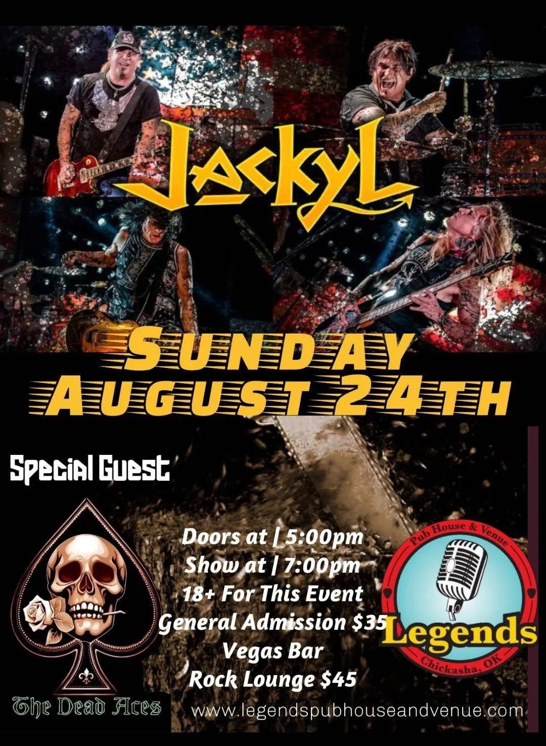 JACKYL With Guest THE DEAD ACES