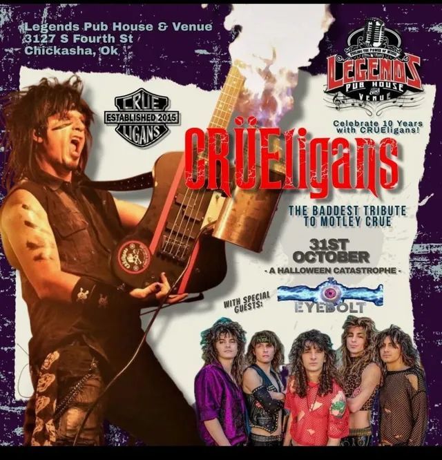 THE CRUEligans – TRIBUTE TO MOTLEY CRUE