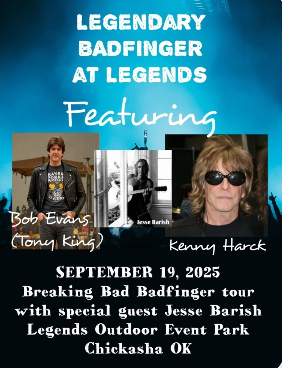 BREAKING BADFINGER TOUR Poster