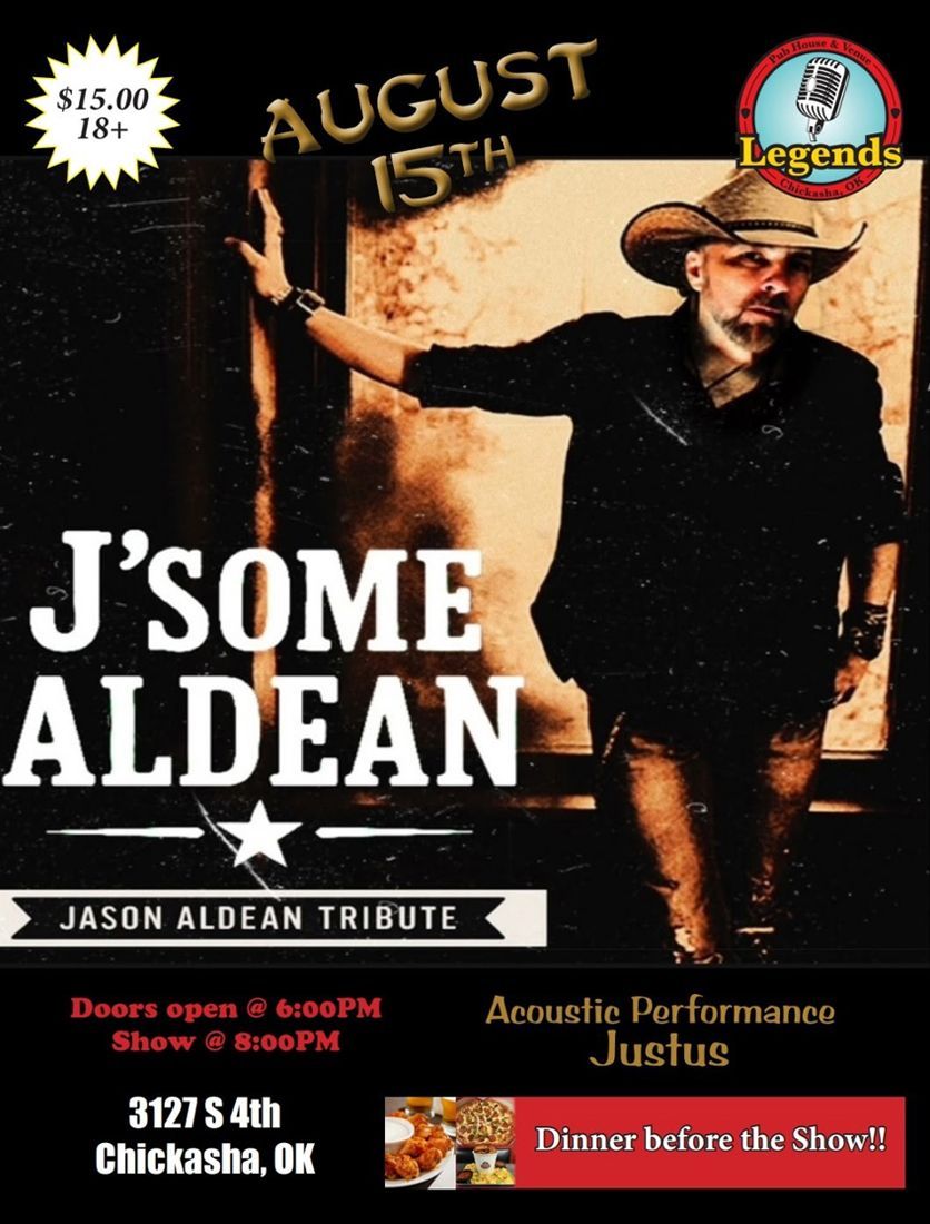 A poster for j 'some alderen on august 15th