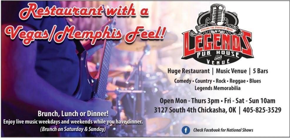 A restaurant with a vegas memphis feel advertisement