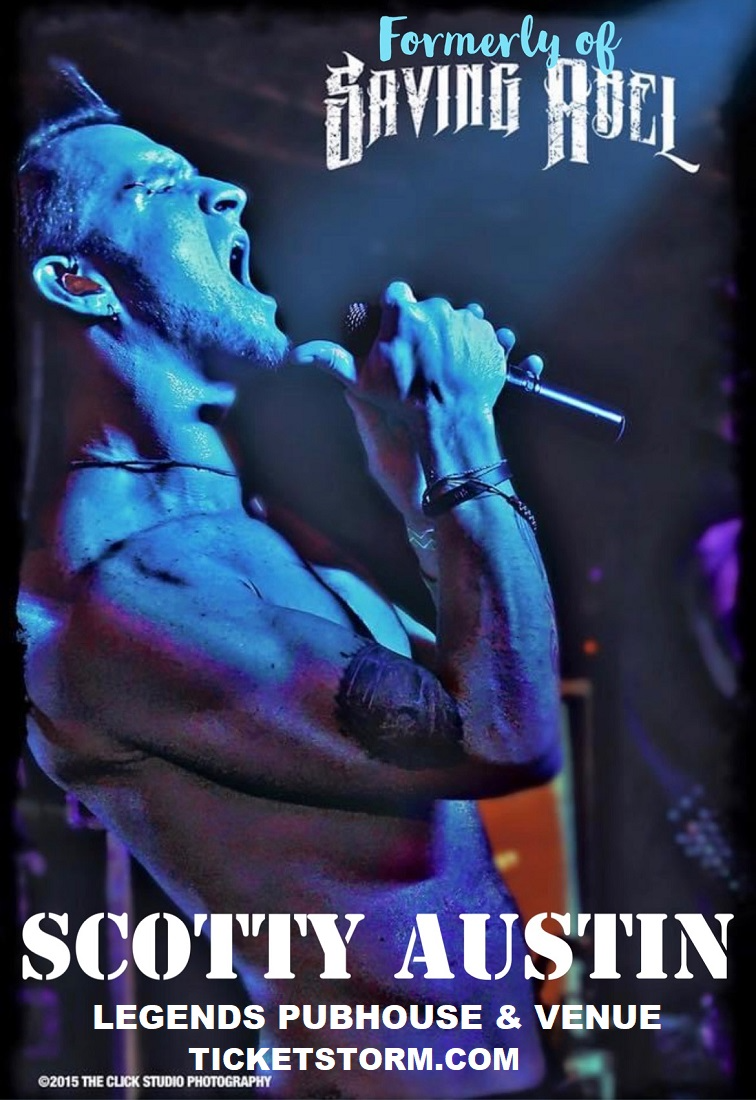 A poster for scotty austin legends pubhouse & venue