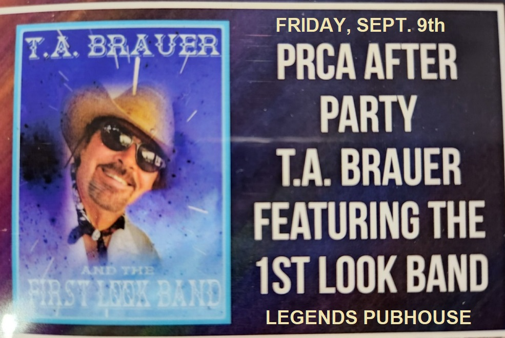 A poster for t.a. brauer featuring the 1st look band